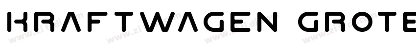 Kraftwagen Grotesk N字体转换